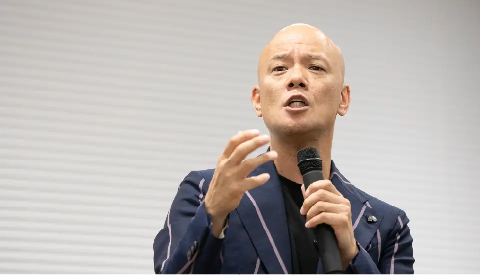鴨頭嘉人講演写真
